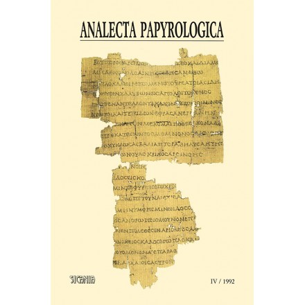 Analecta Papyrologica, IV (1992)