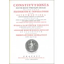 Costitutiones Regni Siciliae (frontespizio)