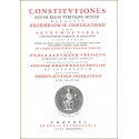 Costitutiones Regni Siciliae (frontespizio)