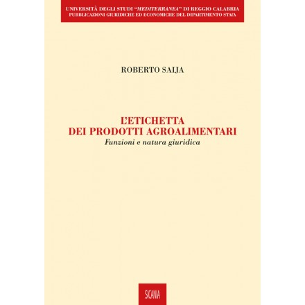 L’etichetta dei prodotti agroalimentari
