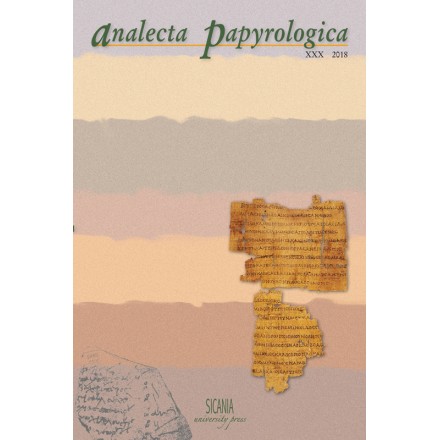 Analecta Papyrologica, XXX (2018)