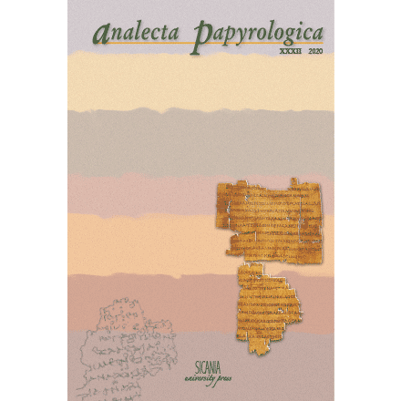 Analecta Papyrologica XXXII (2020)