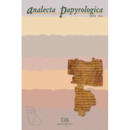 Analecta Papyrologica, XXVI (2014)