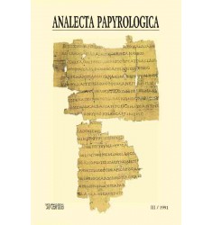 Analecta Papyrologica, III (1991)