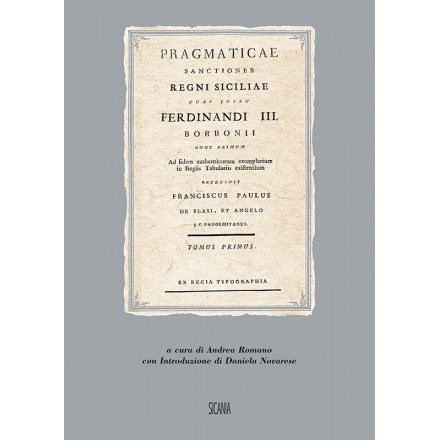 Pragmaticae Sanctiones Regni Siciliae quas jussu Ferdinandi III Borbonii